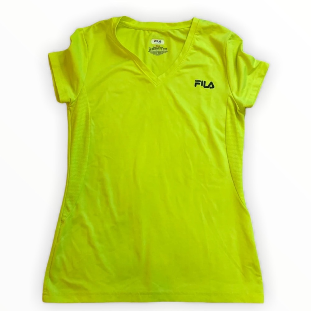 FILA SPORT Neon Polyester Shirt XL (16)